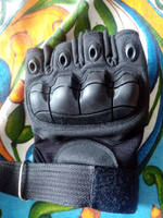 Перчатки тактические без пальцев / велосипедные перчатки /военные /защитные/велоперчатки/мотоперчатки #2, Гордей В.