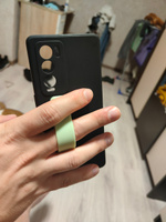 Универсальный силиконовый попсокет, ремешок для телефона / Светло-зеленый #87, Александр И.