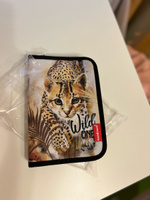 Пенал-книжка ErichKrause Wild Cat, без наполнения, 48505, бежевый, 20 х 13 х 3 см #4, Ольга