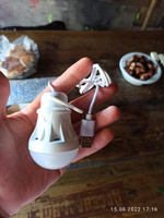 Светодиодный портативный кемпинговый фонарь на шнуре USB. Лампочка USB. Лампочка для кемпинга. #8, Лев С.