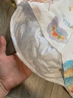 Одеяло детское 110х140 см с наполнителем "Лебяжий пух" стеганое, облегченное с чехлом из глосс-сатина #43, Валерия Е.