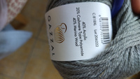 Пряжа Gazzal Baby Wool XL 818 Серый 6 мотков (Газзал Беби Вул XL) #14, Карина П.