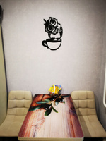 Панно на стену декоративное из дерева, картины для интерьера, декор для дома "Сова на кухне малая" #14, Томашевский Е.