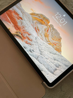 Чехол книжка для iPad Air 4, 5 10.9 (2020, 2022) - A2324 A2072 A2325 A2316 A2589 A2591, микрофибра, подставка для планшета, ONLY CASE (SIMPLE), розовый #68, Мария Г.