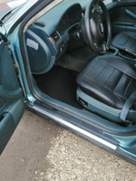 Коврики ЭВА Ромб для авто Audi A6 C5 / Ауди А6 С5 1997-2004 Г.В. Чёрный с Чёрным кантом #2, Александр О.