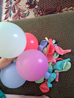 Воздушные шары латексные разноцветные 30 штук 30 см #53, гузель р.