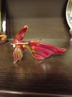 Стеклянная фигурка рыба красная Парусник #4, Алевтина