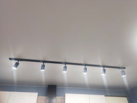 Трековый светильник ЭРА TR52-GU10 BK на шинопровод однофазный / Спот потолочный на кухню в спальню в прихожую GU10 матовый черный #6, Андрей К.