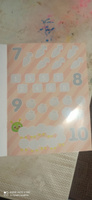 Многоразовые наклейки для малышей, Буква Ленд, "Цифры для детей", книжка с наклейками #48, Екатерина Ж.