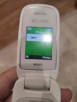 Мобильный  кнопочный телефон Samsung GT-E1272 / Сотовый телефон с 2-дюймовым экраном / классическая лягушка для звонков цвет Белый #52, Novikov A.