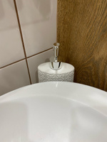 Диспенсер для жидкого мыла керамический ND Play "Ornament" / Дозатор для моющего средства для ванной и кухни (размер: 11,6х6,1х18,8 см) #22, Динара И.