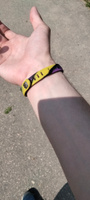 Браслет силиконовый на руку НБА Коби Брайант, желто-фиолетовый #19, Алексей К.