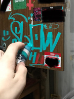 Заправка - краска для маркера и сквизера граффити Allcity 100 мл бирюзовая #17, Даниил К.