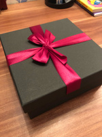 Подарочная коробка с бантом новогодняя, бокс для подарка 170х170х70мм #5, Дарья Х.