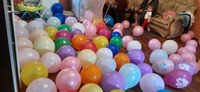 Шарики воздушные "Ассорти" МОСШАР, набор шаров - 50шт, 30 см #7, Виктория Б.