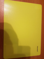 Доска / коврик для лепки Silwerhof Neon, А4, прямоугольная, пластик, желтая, толщина 1000 мкм #23, Сергей Демин