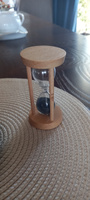 Песочные часы DRAKON IRG в деревянном корпусе /часы из песка /часики песочные черные /песочное время #7, Вита З.