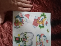 Рисовая бумага для декупажа А4 ультратонкая салфетка 1630 Новый Год Рождество зима винтаж крафт Milotto #79, Светлана С.
