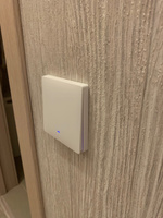 Умный МЕХАНИЧЕСКИЙ выключатель Wi-Fi с Алисой 2в1 БЕЗ НУЛЯ на 1000W Tuya 1 Клавиша Белый #10, Михаил Н.