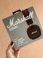 Marshall Наушники беспроводные с микрофоном, 3.5 мм, коричневый #5, Александра Г.