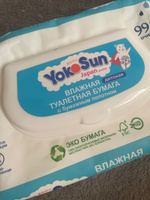 Влажная детская туалетная бумага YokoSun, 252 шт (6 уп * 42 шт) #47, Светлана Федотова