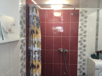 Штора для ванной комнаты тканевая на люверсах "Цветы" размер 240х200см.(высота 240см х ширина 200см ) #34, Юрий Т.