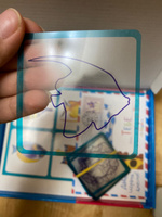 Развивающая игра Умное IQ лото "В синем море. Подбери контур", пластиковое лото с набором прозрачных карточек #8, Екатерина Г.