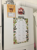 Магнитный календарь 2024 Woozzee Абстракция, декор для дома и офиса, подарок на Новый год #30, Валерьевна