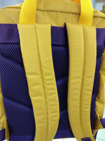 Рюкзак школьный для подростков вместительный Brauberg Friendly молодежный, горчично-фиолетовый, 37х26х13 см #4, Марина