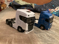 Металлическая модель грузового автомобиля SCANIA 770S. Скания в масштабе 1:50, Белый 15 см. #4, Дмитрий П.