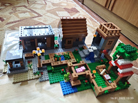 Конструктор Майнкрафт Деревня, 1180 деталей, Minecraft #70, Марина В.