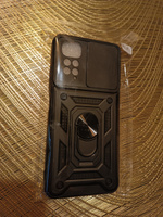 Чехол противоударный armors для Xiaomi Redmi Note 11 и Note 11S 4G / Редми Нот 11 и Редми Нот 11s 4G с защитой камеры (Черный) #181, Михаил М.