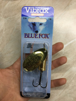 Блесна вертушка BLUE FOX Vibrax Original 5 цвет G 13гр приманка для рыбалки, на щуку, на окуня - подарок рыбаку #78, Александра М.