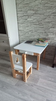 Растущий стол и стул детский комплект мебели Forest Simba Mebel #11, Дарья