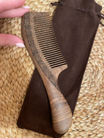 Расческа деревянная для волос, гребень массажный из натурального сандалового дерева #36, Екатерина Л.