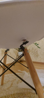 Стулья для кухни обеденные со спинкой BYROOM Home FIKA VC1001W-W-4. Комплект из 4 шт. пластиковых белых стульев для дома с деревянными ножками #52, Новруз М.