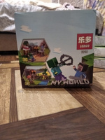 Конструктор Майнкрафт "Деревня" 4в1, 803 детали / Игровой набор Minecraft myworld + фигурки #72, валентина п.