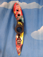 Деревянный выкидной нож Король люкс версия с заточкой лезвия, тренировочный из дерева, детское игрушечное оружие, подарок мальчику, сыну, внуку #20, Парвина П.