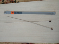 Спицы Pony для вязания прямые стальные 1,50 мм*40 см, 2 шт, 39602  #1, Евгения И.