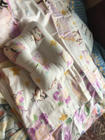 Детское постельное белье в кроватку для новорожденного Juno, поплин хлопок, 1 наволочка 40х60, Owls Совушки, комплект для малышей, девочки #72, Юлия Д.