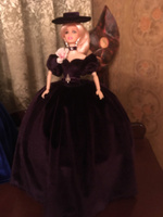 Интерьерная кукла-органайзер; шкатулка для украшений; кукла шкатулка ручной работы; органайзер для бижутерии; ЦВЕТ СЛИВОВЫЙ #13, Светлана Ж.