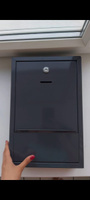 Ящик почтовый металлический, уличный, индивидуальный с замком цвет графит #42, Айбаниз М.