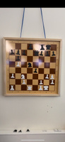 Шахматы и шашки демонстрационные магнитные, набор игр 2 в 1, классическая настольная игра для двоих на стену #1, Дмитрий С.