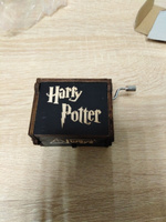 Музыкальная шкатулка деревянная с музыкой из Гарри Поттер, шарманка с темой из вступления Гарри Поттера, мелодия из фильма Harry Potter #72, Валерия Б.