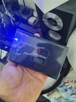Внешний корпус для жесткого диска 2.5" SATA, USB-С 3.1, темный прозрачный #36, Никита П.