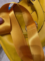 Ремень для сумки сменный 40 мм (38 мм) с золотистыми карабинами, песочный жёлтый #51, Елена Д.