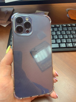 Противоударный чехол для Apple iPhone 12 Pro Max; Прозрачный cиликоновый чехол с защитой камеры на Айфон 12 Про Макс #7, Татьяна И.
