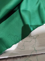 Шелк "Армани" отрез 150х100 см, цвет зеленый, ткань для шитья одежды и рукоделия. #40, Светлана Г.