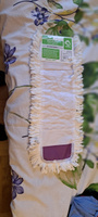 Насадка для плоской швабры Доляна "Пастель", тряпка для пола, микрофибра, цвет белый, размер 55х15 см #6, Алёна Ш.