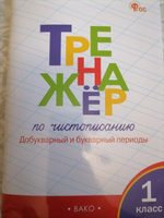 Тренажёр по чистописанию. Добукварный и букварный периоды. 1 класс НОВЫЙ ФГОС | Жиренко Ольга Егоровна #8, София Х.